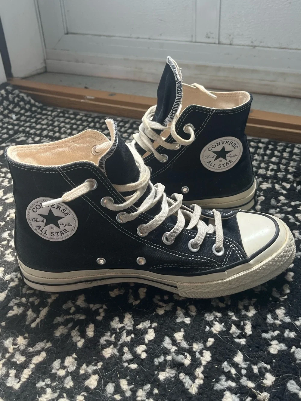 Converse Chuck 70’s Unisex Black and White High-Top Sneakers